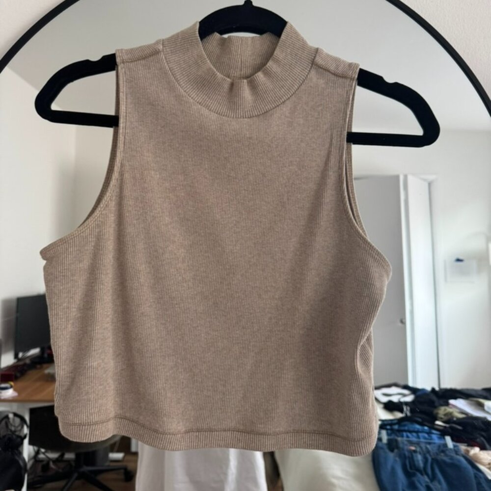 Everlane Sleeveless Top - Oatmeal